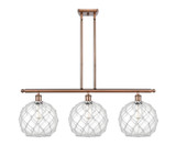 Linear/Island 3 Light Bar by Innovations ( 405 | 516-3I-AC-G122-10RW Ballston ) 