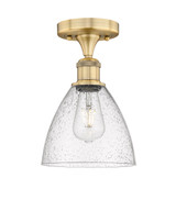 Semi-Flush Mts. Glass Down by Innovations ( 405 | 616-1F-BB-GBD-754 Edison ) 