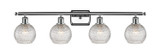 Bathroom Fixtures Four Lights by Innovations ( 405 | 516-4W-PC-G122C-6CL Ballston ) 