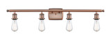 Bathroom Fixtures Four Lights by Innovations ( 405 | 516-4W-AC Ballston ) 
