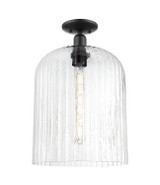 Semi-Flush Mts. Glass Down by Innovations ( 405 | 716-1C-BK-G559-12SDY Arcadia ) 