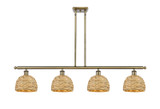Linear/Island 4 Light + by Innovations ( 405 | 516-4I-AB-RBD-8-NAT Ballston ) 