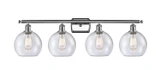 Bathroom Fixtures Four Lights by Innovations ( 405 | 516-4W-PC-G124-8-LED Ballston ) 