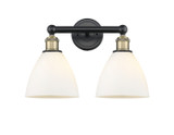 Bathroom Fixtures Two Lights by Innovations ( 405 | 616-2W-BAB-GBD-751 Edison ) 