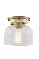 Flush Mounts Glass Down by Innovations ( 405 | 623-1F-AB-G72 Franklin Restoration ) 