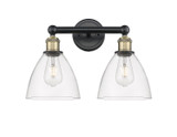Bathroom Fixtures Two Lights by Innovations ( 405 | 616-2W-BAB-GBD-752 Edison ) 