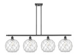 Linear/Island 4 Light + by Innovations ( 405 | 516-4I-BK-G122-10RW Ballston ) 