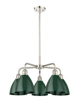 Mid. Chandeliers Metal Shade by Innovations ( 405 | 516-5CR-PN-MBD-75-GR Ballston ) 