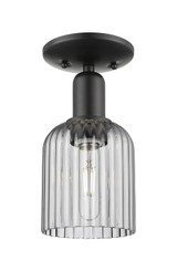Semi-Flush Mts. Glass Down by Innovations ( 405 | 716-1C-BK-G559-5SM Arcadia ) 