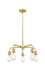 Mini Chandeliers Open Frame by Innovations ( 405 | 516-5CR-SG Ballston ) 