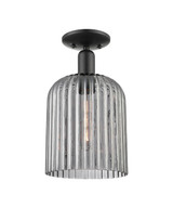 Semi-Flush Mts. Glass Down by Innovations ( 405 | 716-1C-BK-G559-8SM Arcadia ) 