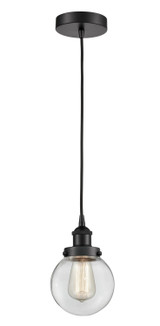 Mini Pendants Glass Down by Innovations ( 405 | 616-1PH-BK-G202-6 Edison ) 