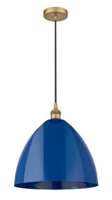 Pendants Metal Shade by Innovations ( 405 | 616-1P-BB-MBD-16-BL Edison ) 
