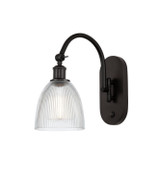 Sconces Single Glass by Innovations ( 405 | 518-1W-OB-G382 Ballston ) 