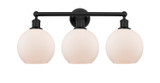 Bathroom Fixtures Three Lights by Innovations ( 405 | 616-3W-BK-G121-8 Edison ) 