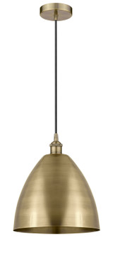 Pendants Metal Shade by Innovations ( 405 | 616-1P-AB-MBD-12-AB-LED Edison ) 