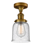 Semi-Flush Mts. Glass Down by Innovations ( 405 | 517-1CH-BB-G54-LED Franklin Restoration ) 