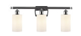 Bathroom Fixtures Three Lights by Innovations ( 405 | 516-3W-PC-G801-LED Ballston ) 