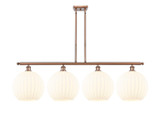 Linear/Island 4 Light + by Innovations ( 405 | 516-4I-AC-G1217-12WV Ballston ) 