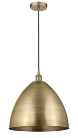 Pendants Metal Shade by Innovations ( 405 | 616-1P-AB-MBD-16-AB Edison ) 
