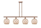 Linear/Island 4 Light + by Innovations ( 405 | 516-4I-AC-G121-8RB Ballston ) 