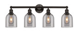 Bathroom Fixtures Four Lights by Innovations ( 405 | 616-4W-OB-G558-6SM Edison ) 