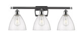 Bathroom Fixtures Three Lights by Innovations ( 405 | 516-3W-PC-GBD-754-LED Ballston ) 