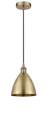 Mini Pendants Metal Shade by Innovations ( 405 | 616-1P-AB-MBD-75-AB-LED Edison ) 