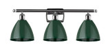 Bathroom Fixtures Three Lights by Innovations ( 405 | 516-3W-PC-MBD-75-GR Ballston ) 