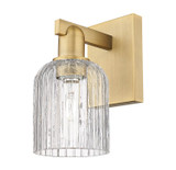 Sconces Single Glass by Innovations ( 405 | 716-1W-BB-G559-5CL Arcadia ) 