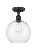 Semi-Flush Mts. Glass Down by Innovations ( 405 | 616-1F-BK-G122-10 Edison ) 