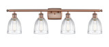 Bathroom Fixtures Four Lights by Innovations ( 405 | 516-4W-AC-G442-LED Ballston ) 