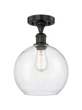 Semi-Flush Mts. Glass Down by Innovations ( 405 | 616-1F-BK-G124-10 Edison ) 
