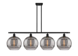 Linear/Island 4 Light + by Innovations ( 405 | 516-4I-BK-G556-12SM Ballston ) 