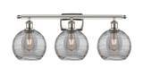 Bathroom Fixtures Three Lights by Innovations ( 405 | 516-3W-PN-G1213-8SM Ballston ) 