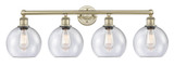 Bathroom Fixtures Four Lights by Innovations ( 405 | 616-4W-AB-G124-8 Edison ) 