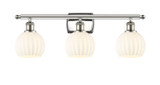 Bathroom Fixtures Three Lights by Innovations ( 405 | 516-3W-PN-G1217-6WV Ballston ) 