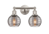 Bathroom Fixtures Two Lights by Innovations ( 405 | 616-2W-SN-G1213-6SM Edison ) 