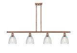 Linear/Island 4 Light + by Innovations ( 405 | 516-4I-AC-G382-LED Ballston ) 