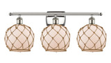 Bathroom Fixtures Three Lights by Innovations ( 405 | 516-3W-PN-G121-8RB Ballston ) 