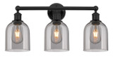 Bathroom Fixtures Three Lights by Innovations ( 405 | 616-3W-BK-G558-6SM Edison ) 