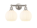 Bathroom Fixtures Two Lights by Innovations ( 405 | 616-2W-SN-G1217-8WV Edison ) 