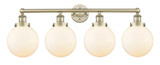Bathroom Fixtures Four Lights by Innovations ( 405 | 616-4W-AB-G201-8 Edison ) 