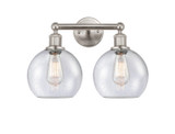 Bathroom Fixtures Two Lights by Innovations ( 405 | 616-2W-SN-G124-8 Edison ) 