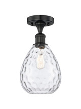 Semi-Flush Mts. Glass Down by Innovations ( 405 | 616-1F-BK-G372 Edison ) 