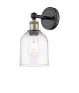 Sconces Single Glass by Innovations ( 405 | 616-1W-BAB-G558-6CL Edison ) 
