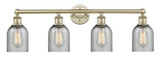 Bathroom Fixtures Four Lights by Innovations ( 405 | 616-4W-AB-G257 Edison ) 