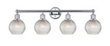 Bathroom Fixtures Four Lights by Innovations ( 405 | 616-4W-PC-G122C-6CL Edison ) 