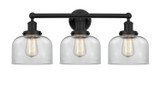 Bathroom Fixtures Three Lights by Innovations ( 405 | 616-3W-BK-G72 Edison ) 