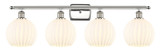 Bathroom Fixtures Four Lights by Innovations ( 405 | 516-4W-PN-G1217-8WV Ballston ) 
